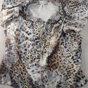 Lola & Sophie Multicolor Animal Print Blouse